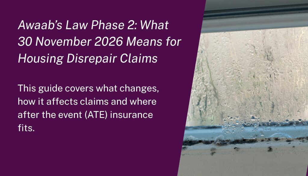 Awaab’s Law Phase 2 What 30 November 2026 Means for Housing Disrepair Claims[